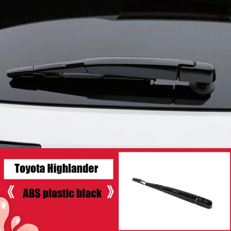 3d Sticker Rear Wipers Trim For Toyota Highlander Kluger -2024chrome Back Windshield Wiper Car Parts Decoration
