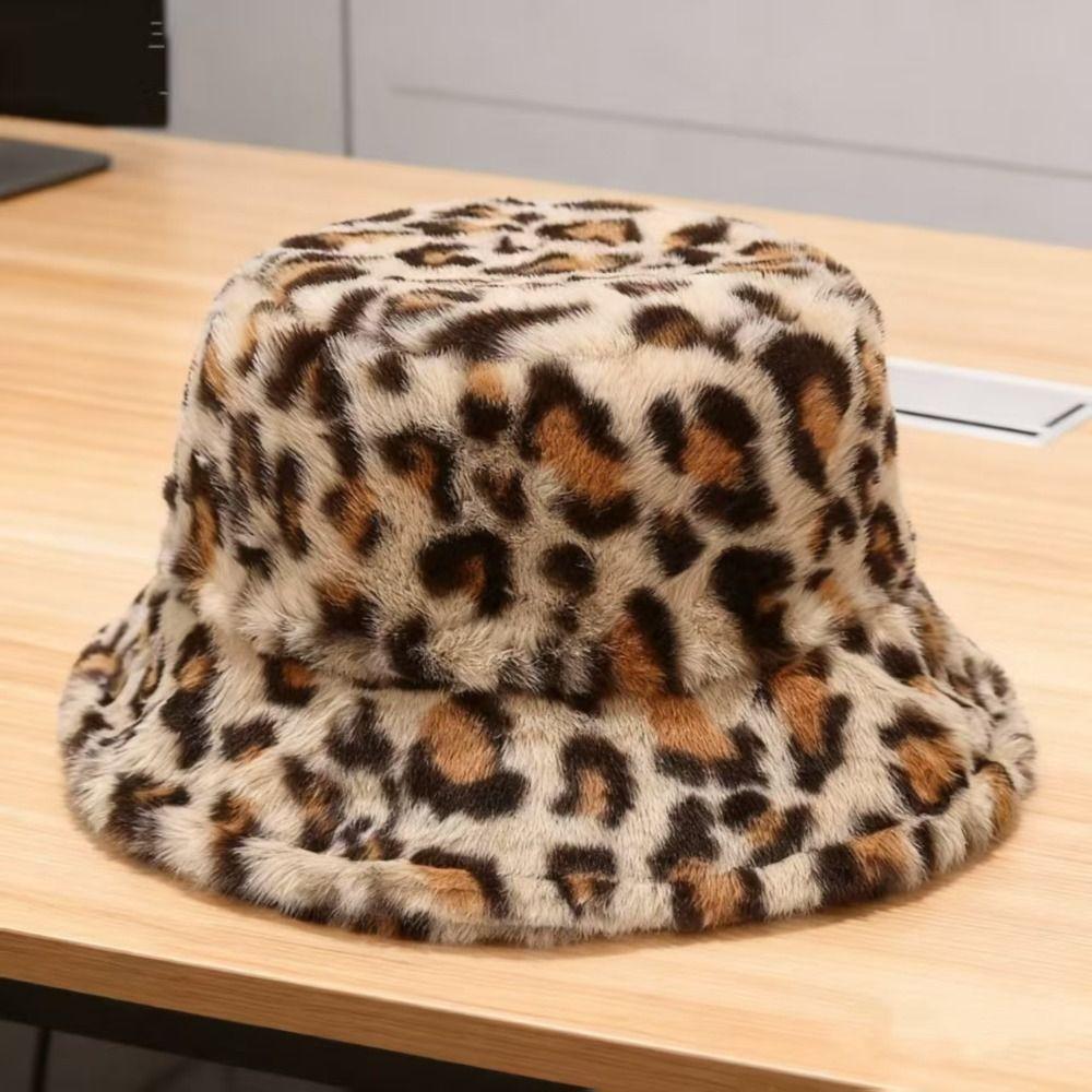 Soft Velvet Winter Bucket Hat Furry Faux Fur Panama Hat Fashion Faux Fur Hat Travel Photography