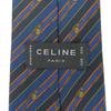Gebrauchte CELINE Krawatte Regimentskrawatte Marine System mehrfarbig Anzug