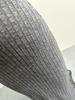 2025 High-Waisted Knit Skirt with Side Slit - Autumn/Winter European & American Style for Women