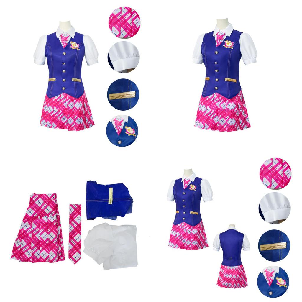 Barbie Charm Princess School Uniform Cosplay Costume For Women