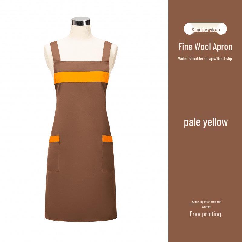 Waterproof Logo Apron for Catering, Coffee Shops, and Florists - Women's Waist Apron