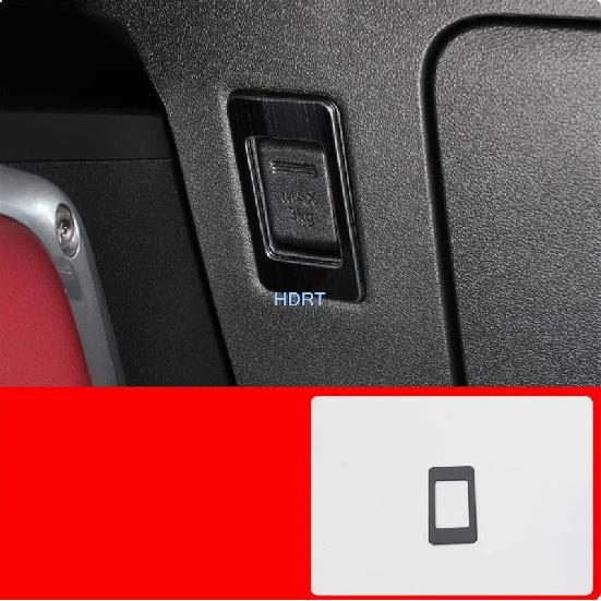 Car Styling Gear Shift Window Control Panel Air Vent Outlet For Great Wall GWM Tank 400  + Stainless Steel Black Interior