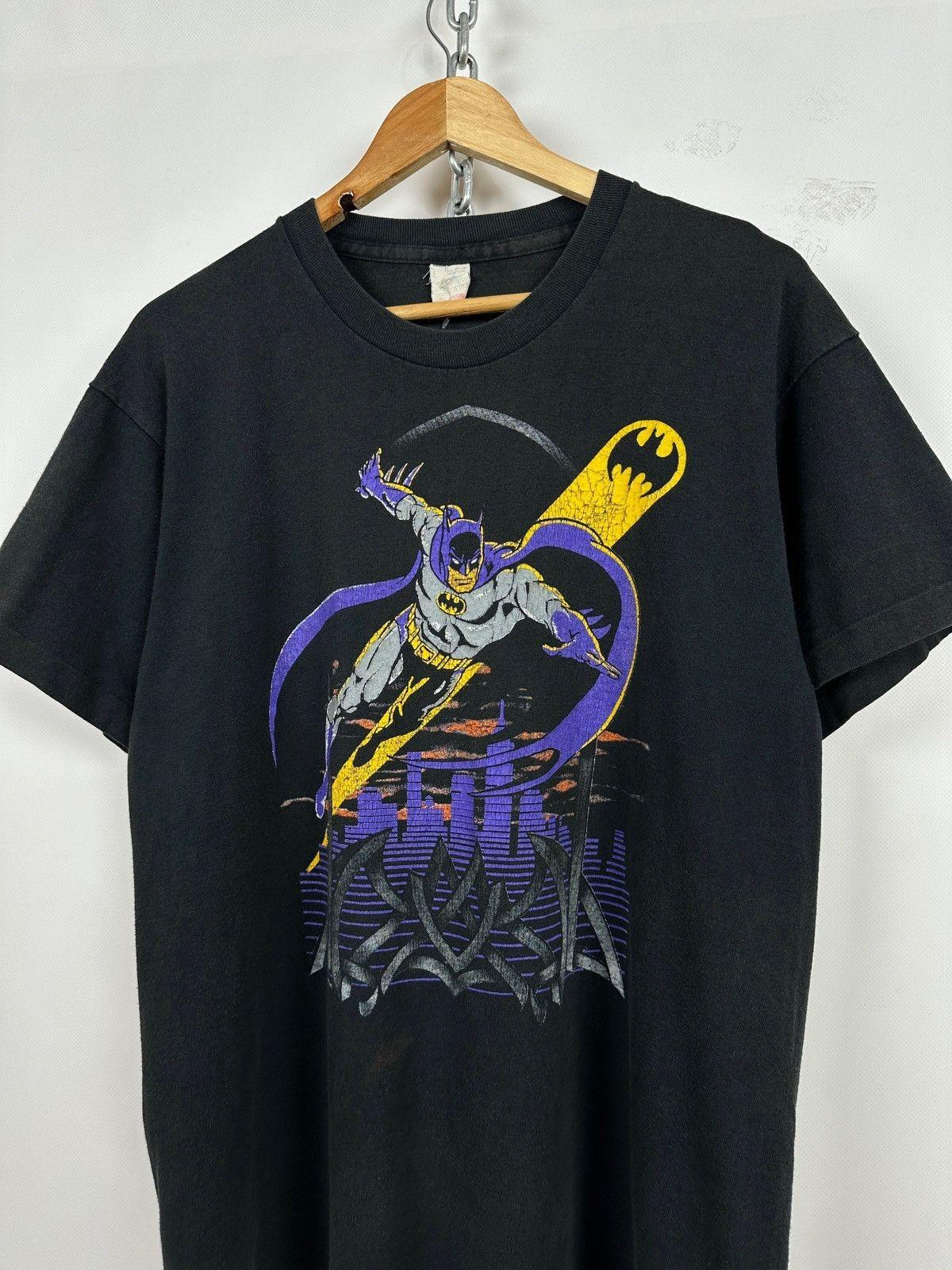 1989 Vintage Batman DC Comics Graphic Single Stitch Size L Unisex T-Shirt L