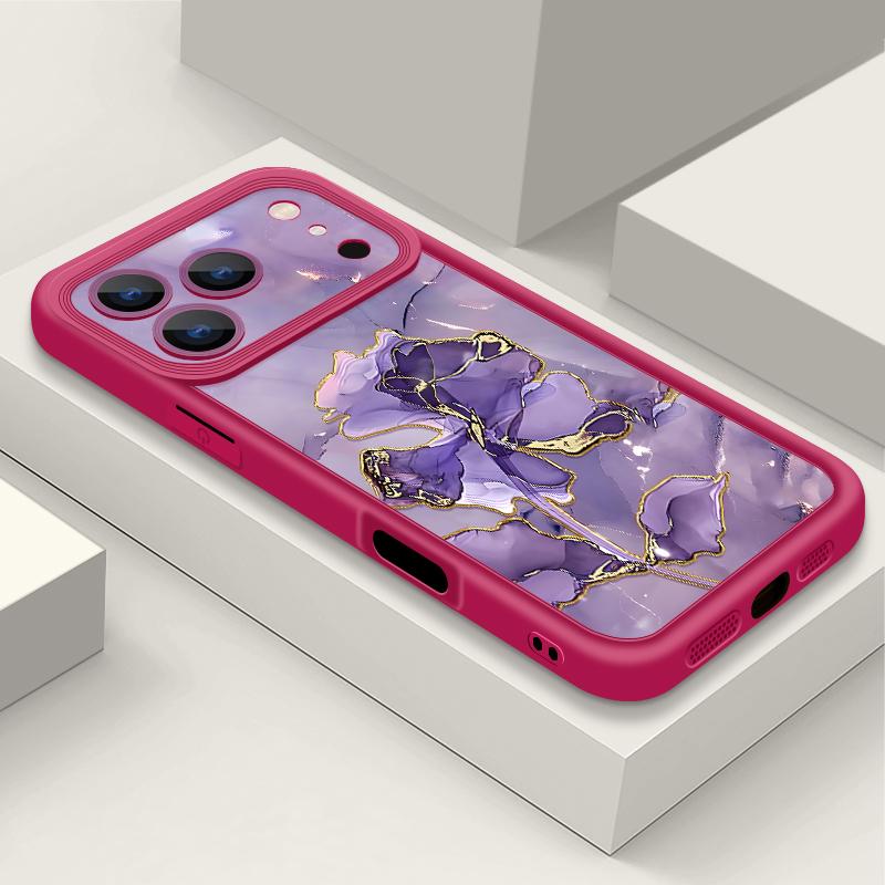 Soft TPU Phone Case For iPhone 17 Pro 15 16 Pro Max 14 13 Pro Max 16e 17e Shockproof Marble Pattern Silicone Protect Cover Cases