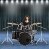 aleawol Cymbal Stand, Height Adjustable 70-120cm, High Boom and Straight Combo, Double Leg Boom, with Rubber Feet, Musical Instrument Accessory