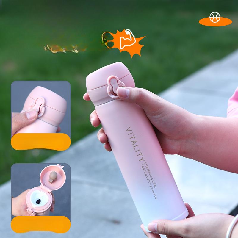 Graduelle Einfache Thermoskanne Studenten Trinkbecher Business Gedenkgeschenk Edelstahlbecher