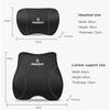 Leather Car Headrest Lumbar Pillow Neck Gap Filler Pillow For Peugeot 206 307 308 3008 207 208 407 408 4008 508 2008 301 205 106Q