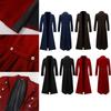 Men's Steampunk Retro Jacket Gothic Victorian Frog Coat Halloween Costume Manyi Fashion