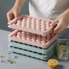 3D round Ice Cube Tray Plastic Diamond Style with Lid Ice Ball Maker Mold for DIY Spherical Ice Kitchen Tools