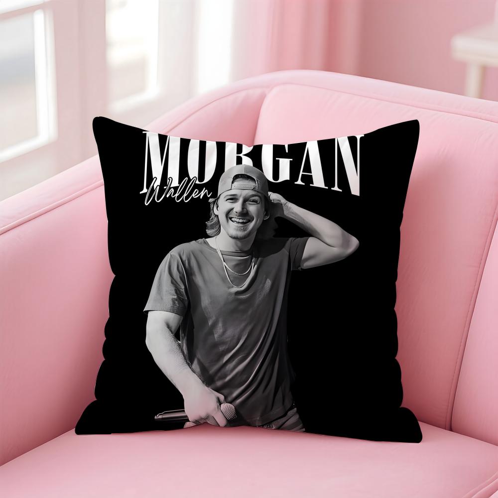 M-Morgan Wallen Kissenbezug Bequem Wendbar Ideal für Auto Sofa Schlafzimmer & Mehr