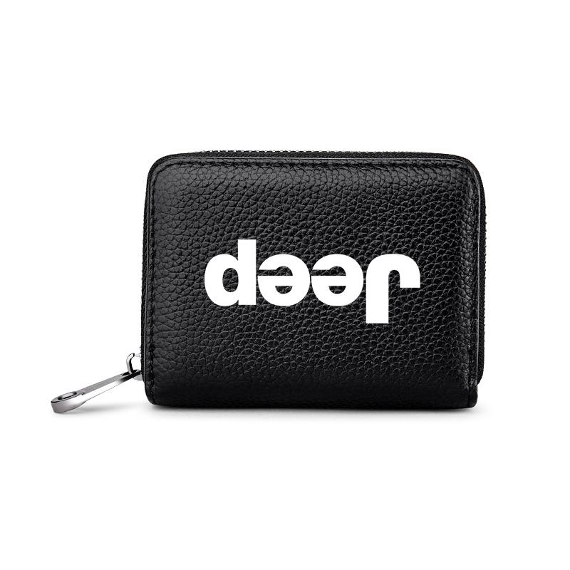 Skórzany Portfel na Dokumenty, Karty Bankowe i Dowód Osobisty Kierowcy, Stylizacja Samochodu Dla Jeep Big Wrangler Grand Cherokee New Energy Gladiator SRT Wrangler