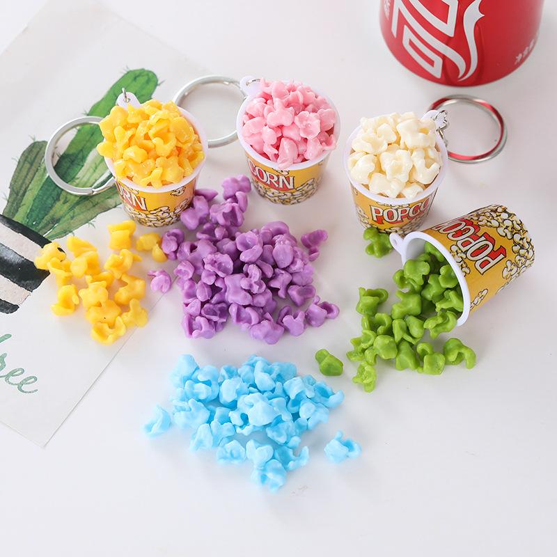 PVC Simulation Parts Realistic Popcorn Slime Crystal Mud Filling DIY Edible Toy Decoration Accessories  100g/lot