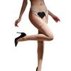 Sexy Dames Kousenbanden Ring Verbinding Kous Broekje Zonder Kruisje Sexy Olie Glanzend Doorzichtig Dienstmeisje Kousen Boven de Knie Kous