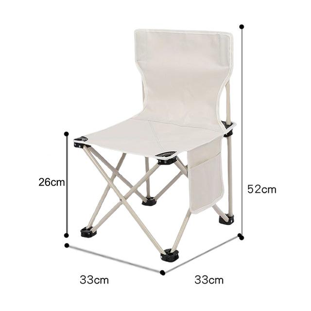 Travel Ultralight Folding Chair Strong Load Bearing Outdoor Camping Chair Portable Beach Chair Hiking Picnic Seat Tool