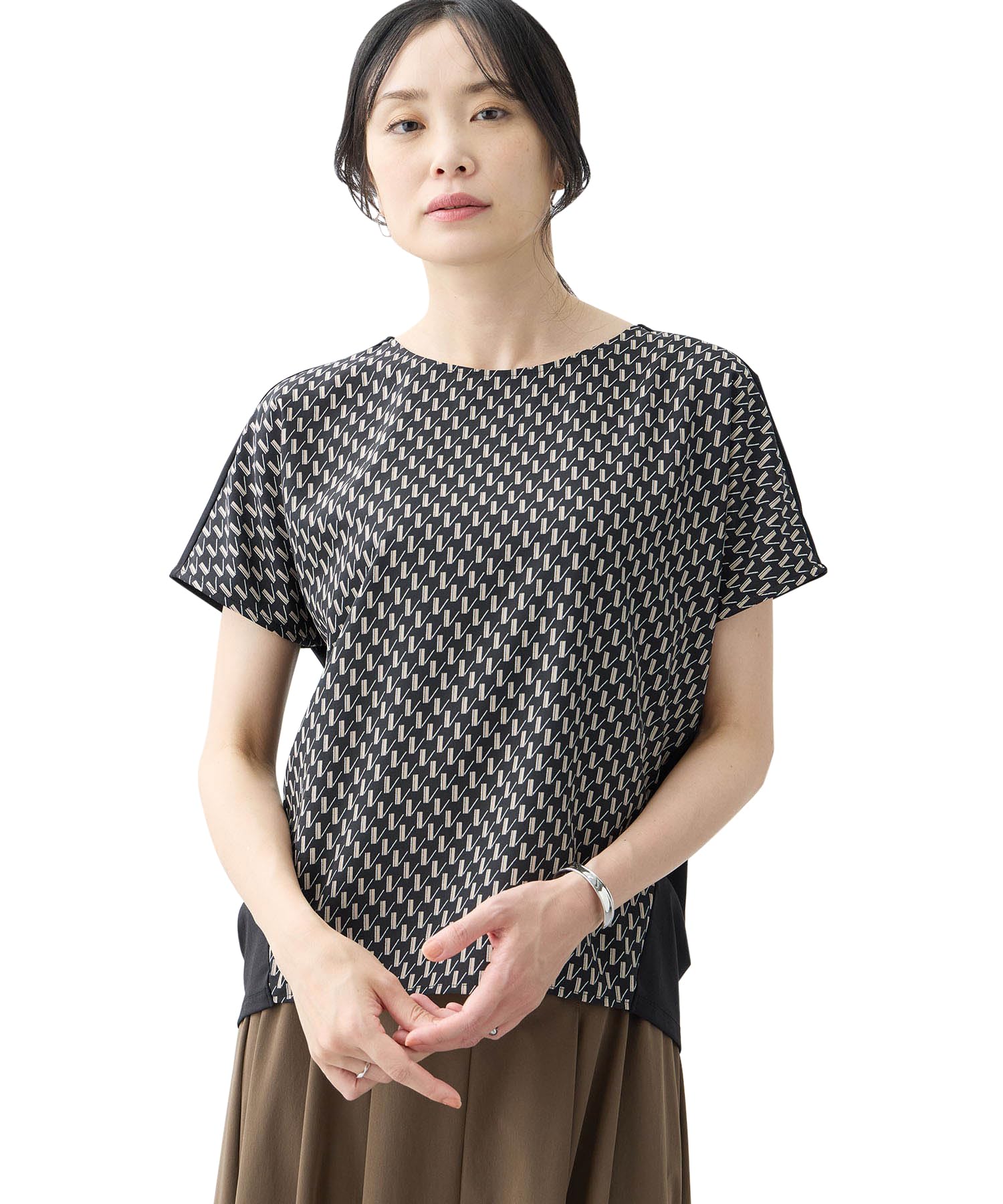 

AC by Alpha Cubic Printed Dolman Pullover and UV Size 351642 (Cooling Protection), Women s, Charcoal,