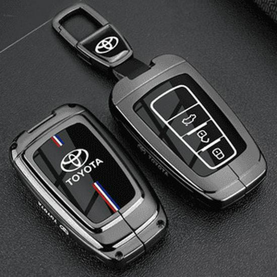 Metall-Schlüsselhülle für Toyota Prado Modelle 2024, 2015, 2016, 2018 und 2019