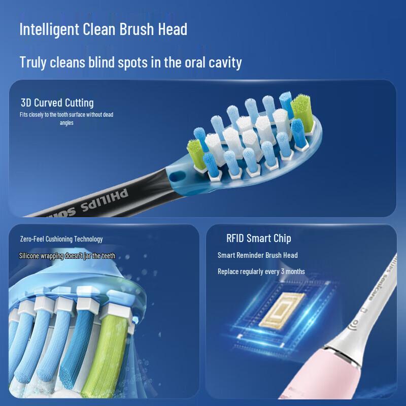 Philips DiamondClean 9000 Series Pro Sonic Electric Toothbrush CN plug (adapter included)