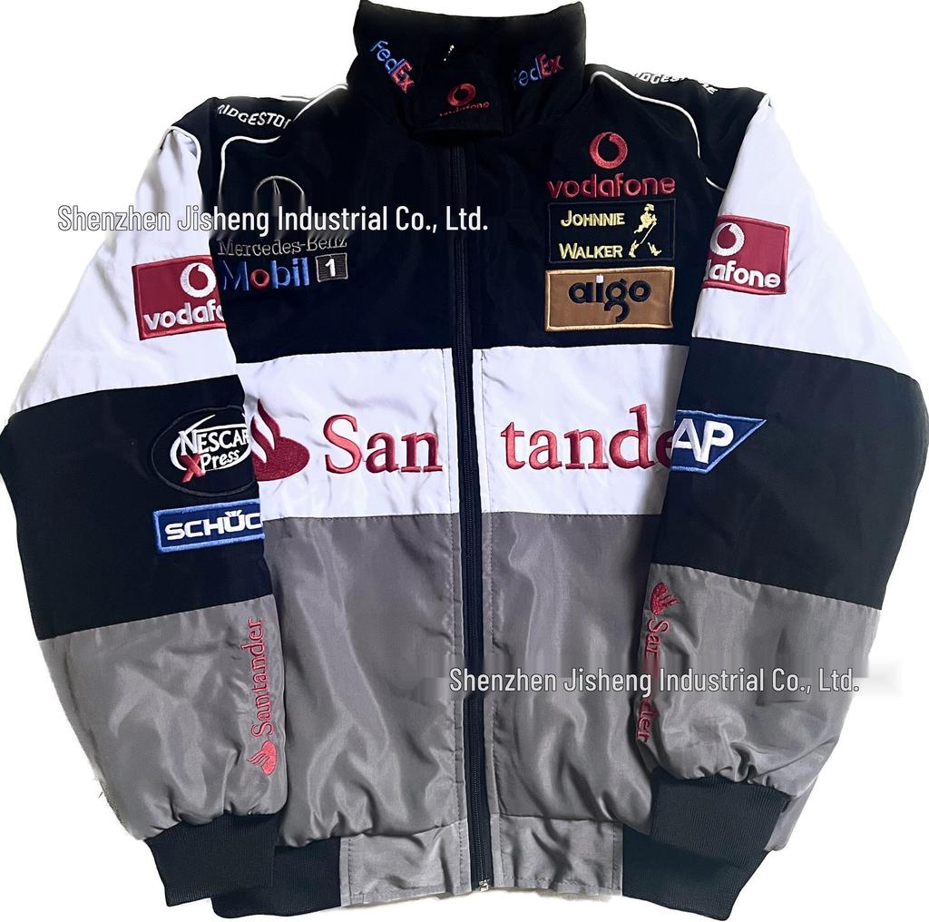 Export Gränsöverskridande Bästsäljare F1 Racing Motorcykeldräkt: Full brodyr, Ridkostym, Vinterkläder, Bomullsvadderad jacka.