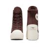 Converse Chuck 70 De Luxe Suede Lace-up Block Heel Heels Women's Earth Brown