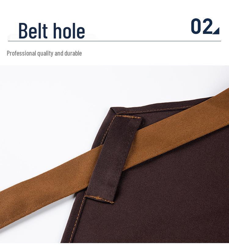 Durable, Waterproof Apron for Coffee, Milk Tea, Nail Salon & Cake Shops