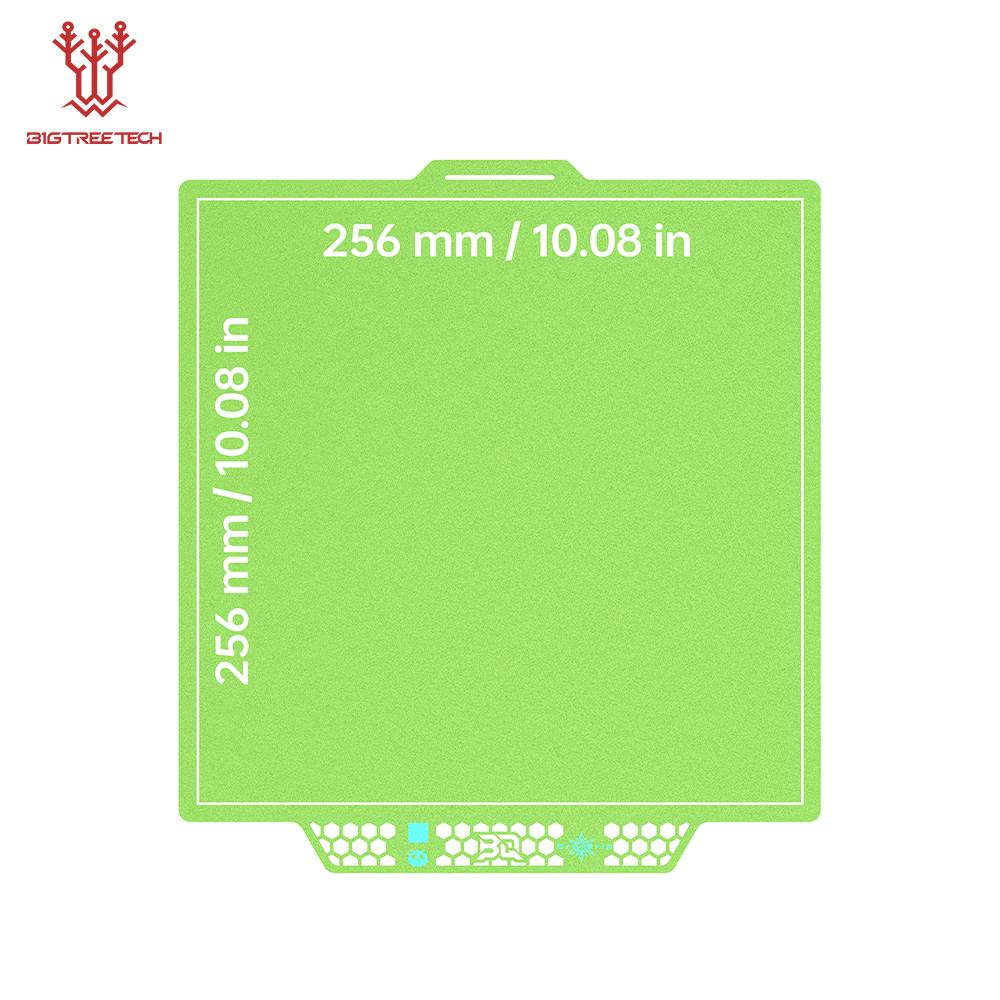 BIGTREETECH CryoGrip Pro Glacier Build Plate Multicolor 256x256mm Double Sided Spring Steel Sheet for Bambulab A1 P1 X1 X2D