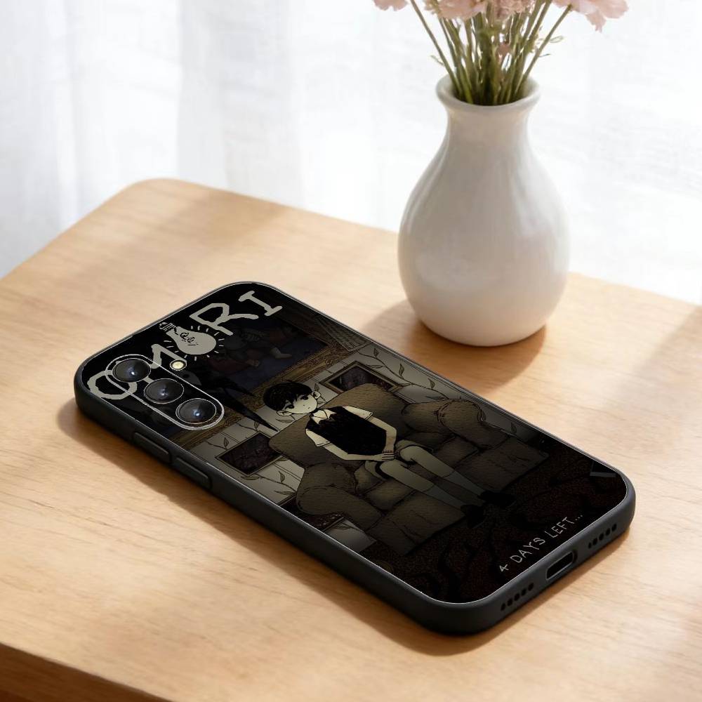 

O-Omori Gam Phone Case For Samsung Galaxy A73,21,22,32,71,53,52,51,80,5G Soft Black Cover Samsung a22 5g