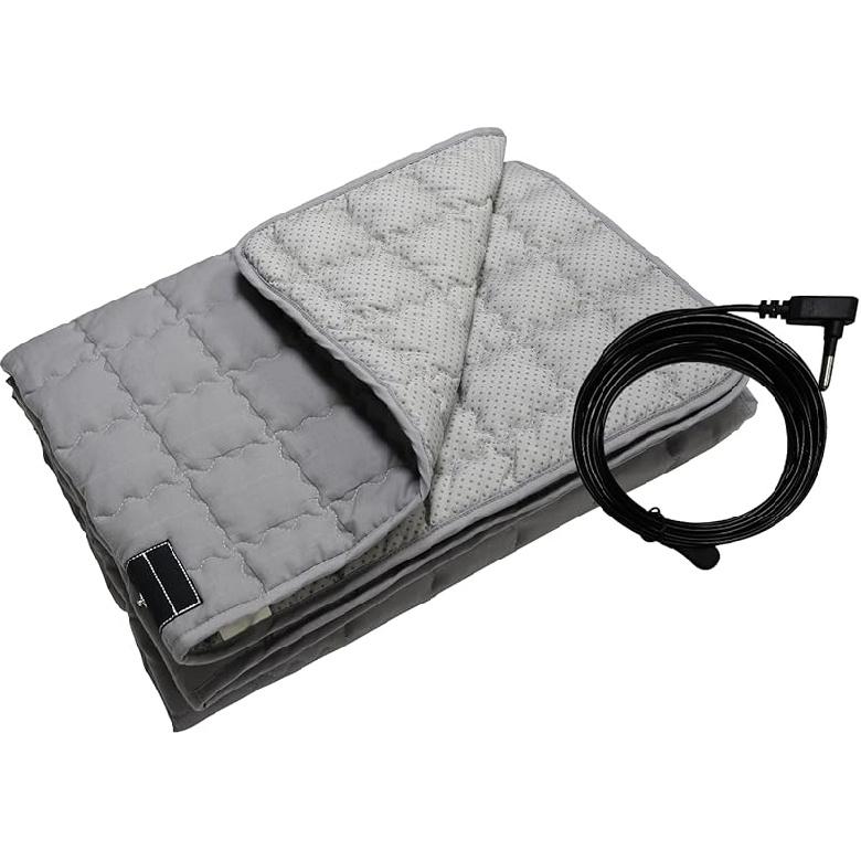Grounding Sheet, 23.6 x34.2  Grounding Mat Grounding Sheet with 15ft Grounding Cord for Stress Relief, Pain Management and Better Sleep 23.6 x34.2