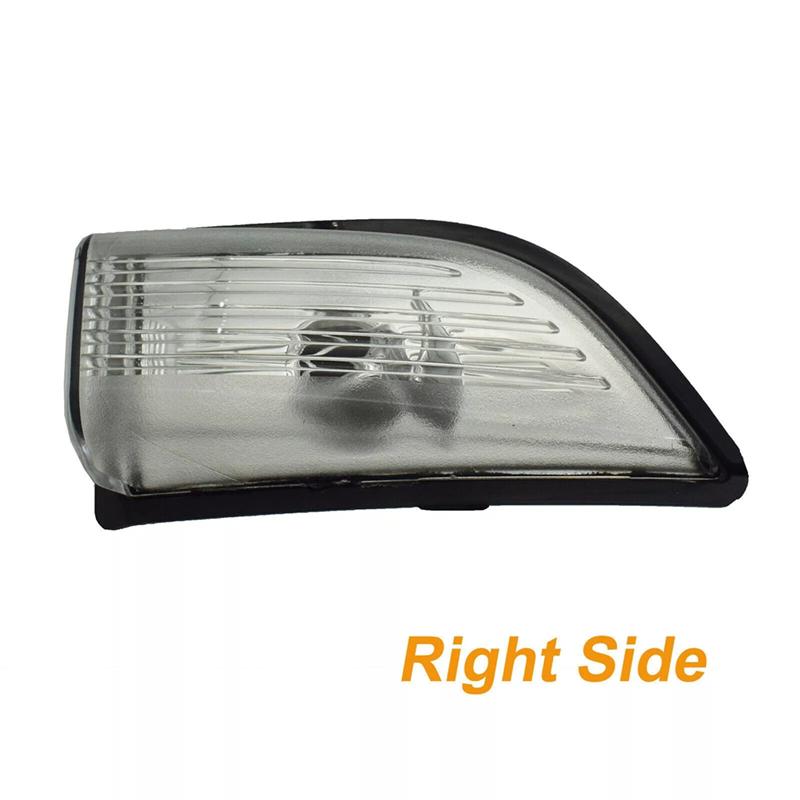 A03E-Side Mirror Turn Signal Light Lens Cover For Volvo XC60 2009-2013 Rearview Mirror Indicator Lamp Shell White Shell L
