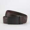 Men's Casual Anti-Pull 3.5 Automatic Buckle Two-Layer Cowhide Belt