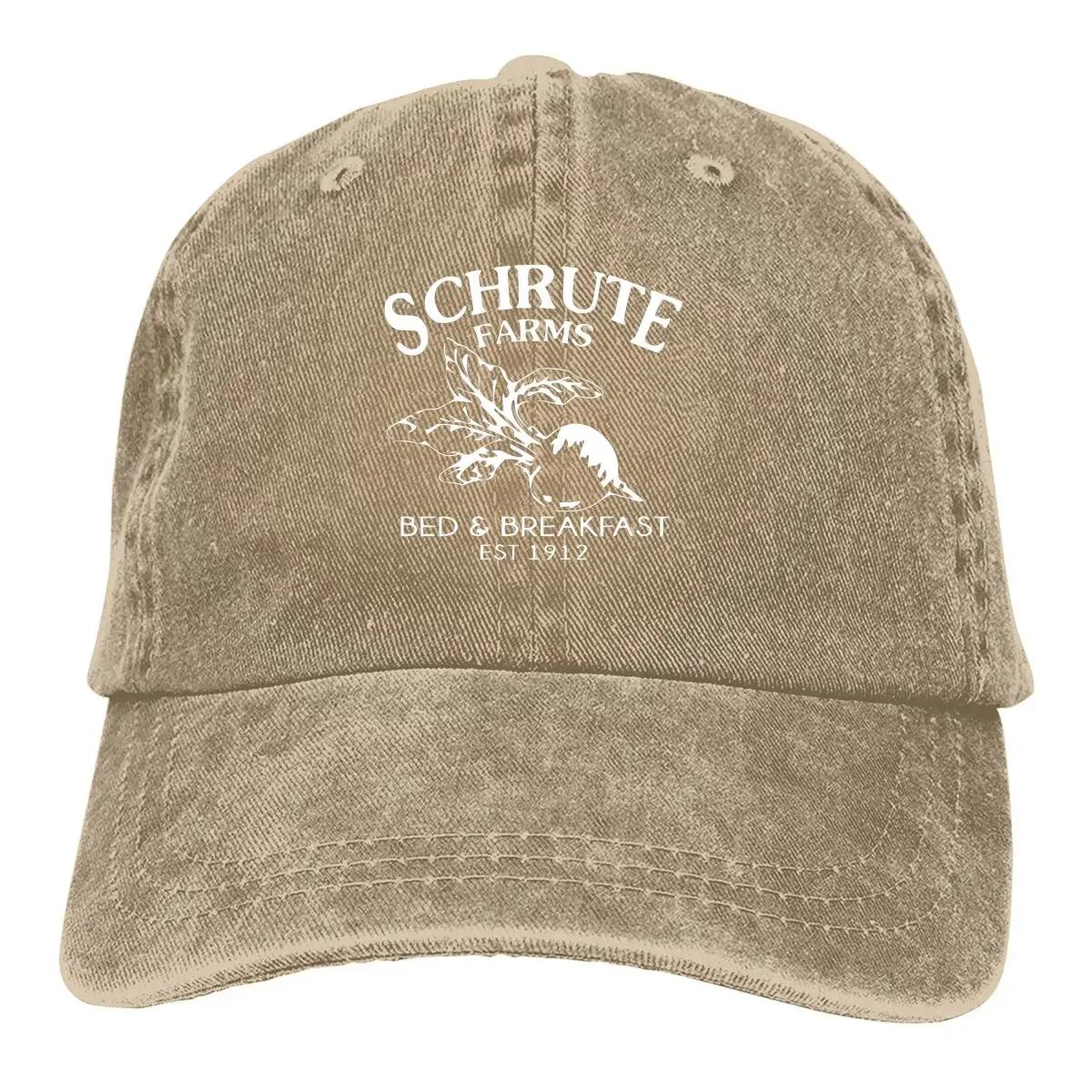 Schrute Farms Bed and Breakfast Baseball Caps Peaked Cap The Office Sun Shade Cowboy Hats for Unisex Trucker Dad Hat One Size