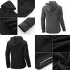 Mens Face Mask Skull Hoodies Drawstring Pullover Sweatshirts Costume Jumper