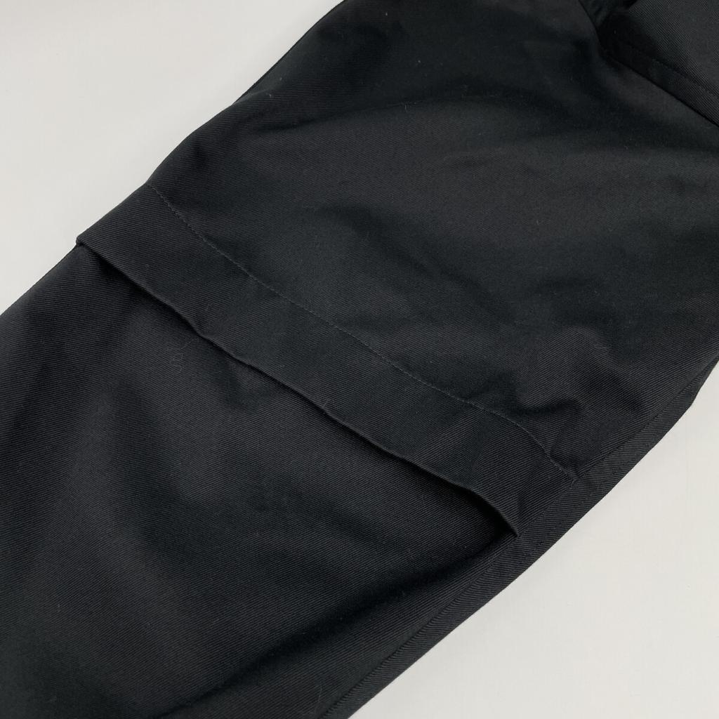 Balenciaga 2019 603106 Black Logo Double Sleeve Shirt Tops 37 blackUsed