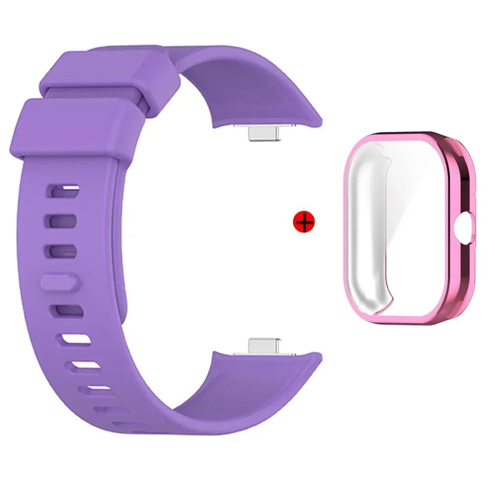 Watchband + Case For Xiaomi Redmi Watch 4 Strap Replacement Silicone Strap For Xiaomi Redmi Watch4 Correa Bracelet Cases Cover