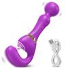 3 In 1 AV Wand Vagina Vibrator for Women Clitoris G-Spot Nipples Stimulator Female Masturbator Adult Goods Sex Toy for Women