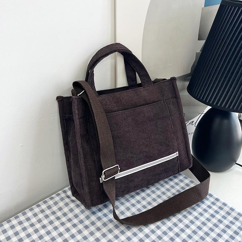 Women's bag corduroy new small square bag sweet personalized handbag shoulder messenger bag
