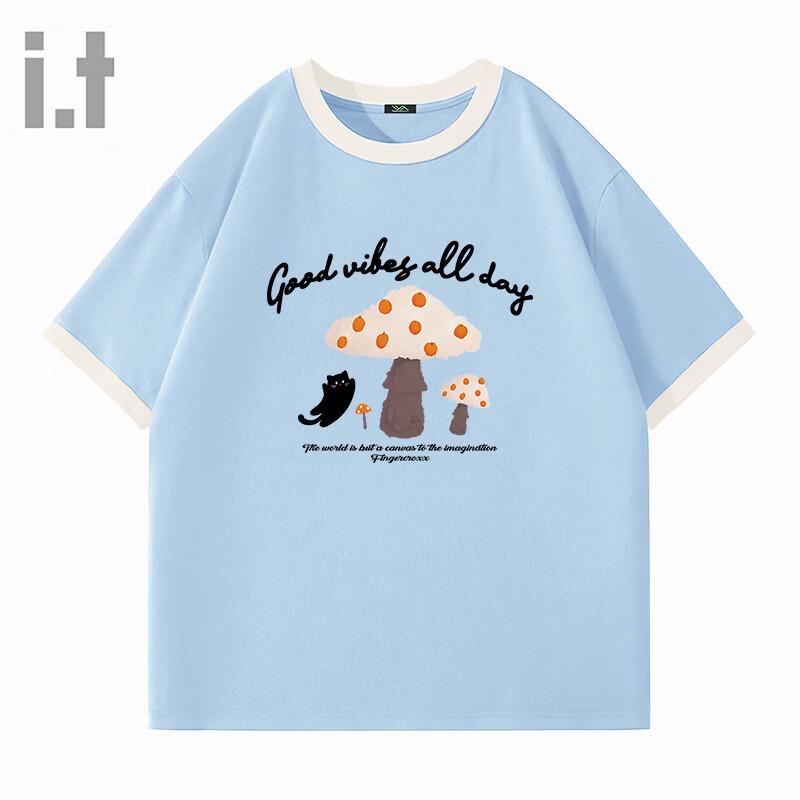 Fingercroxx Women s Cartoon Print Color Block Cotton T-Shirt 2XL