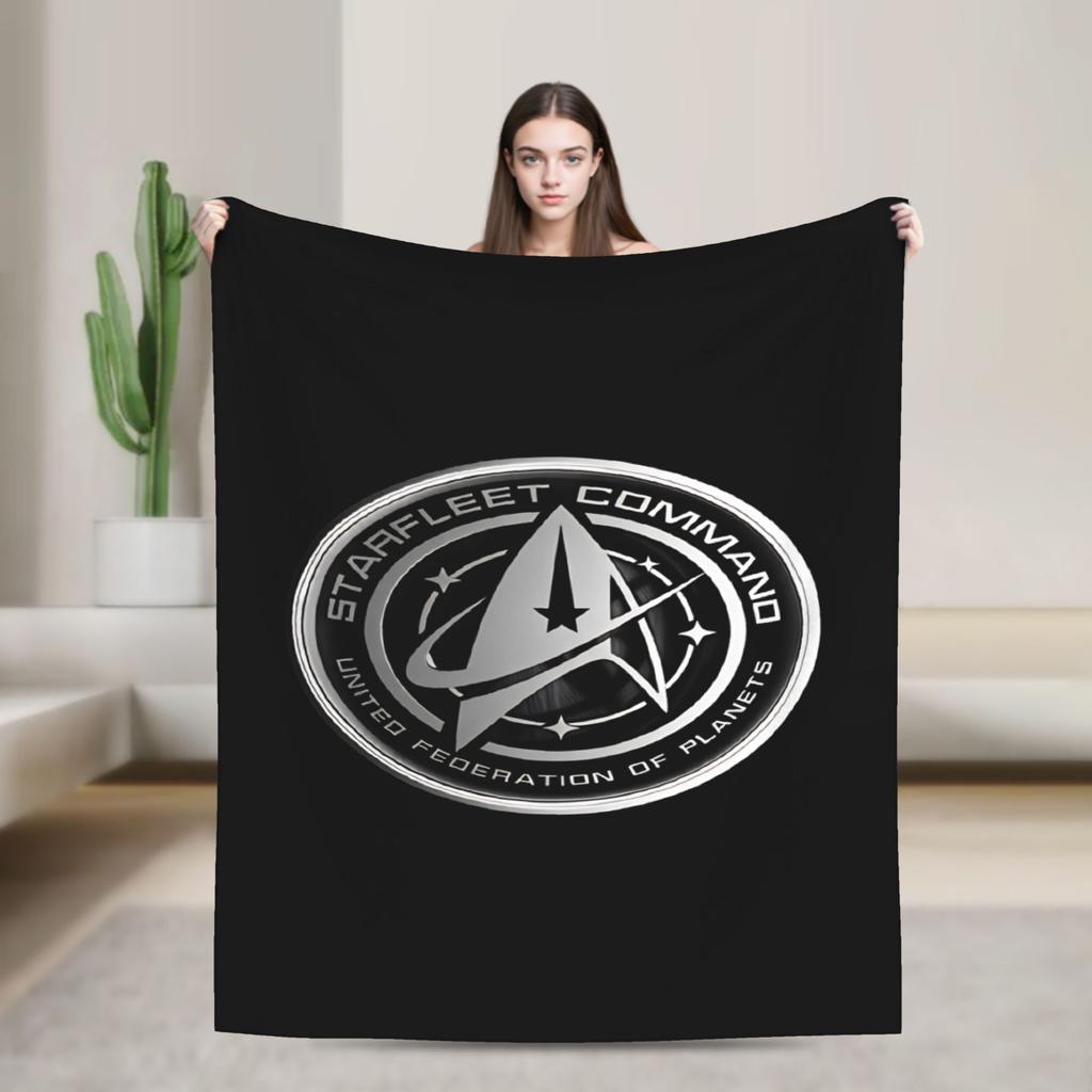 Soft Warm Blanket Travel Office S-Star T-Trek Ship Movie Throw Blanket Flannel Bedspread For Living Room Print Sofa Bed Cover