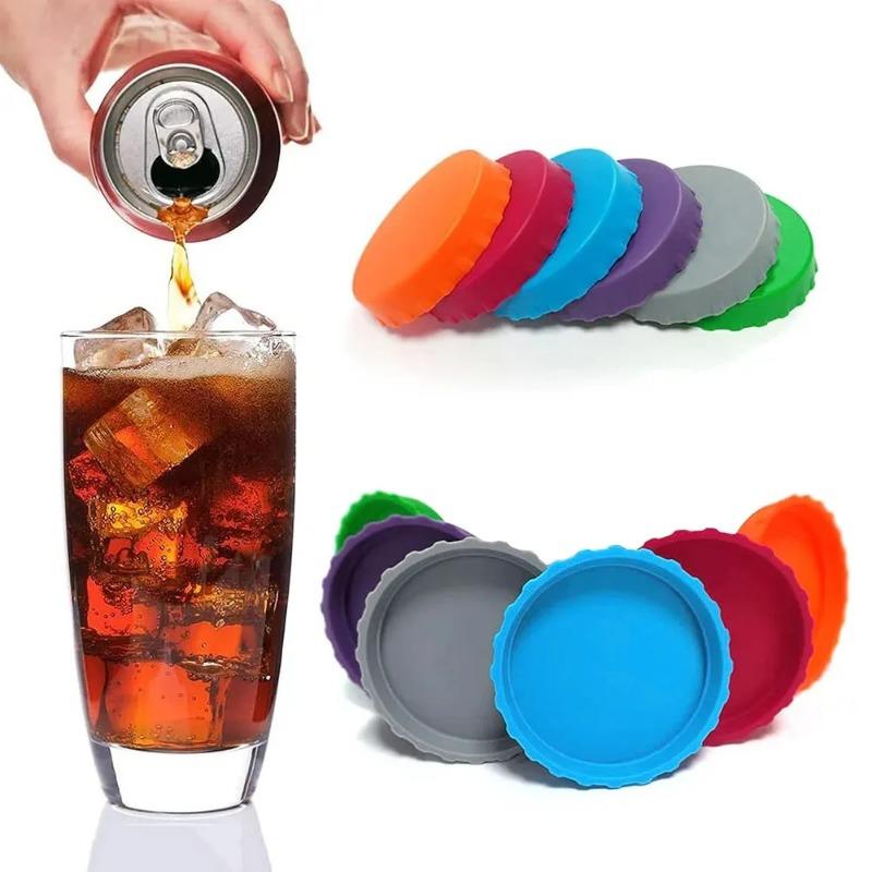 Soft Sealed Silicone Can Lid, Beer Bottle Cap, Iron Can, Soda and Cola Lid