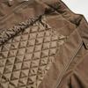 Men's Retro Patchwork Cotton Harrington Jacket: Cropped, Stand Collar, Cool Winter Outerwear