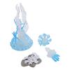 Blue Jellyfish Simulation Animal Model Blue Jellyfish Cycle Model Toy Ornament Children Cognitive Gr