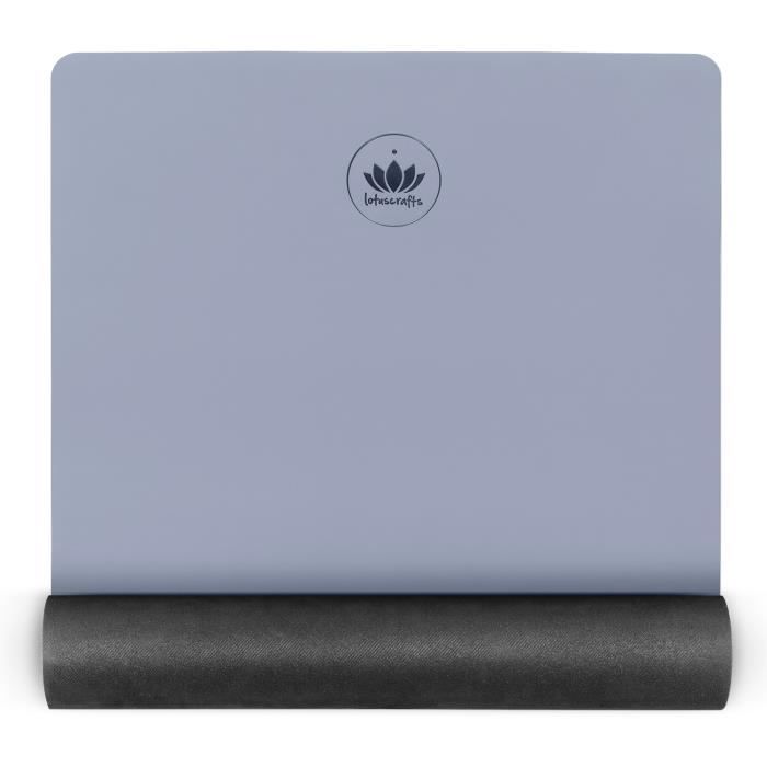 Tapis De Yoga Antidérapant Écologique - Lotuscrafts - 183 X 66 Cm - 4 Mm - Bleu