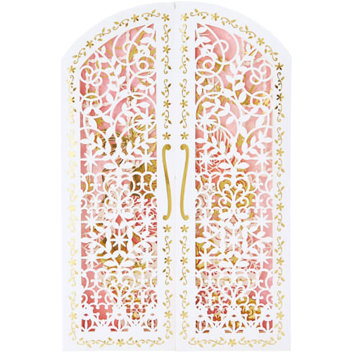 Sanrio Birthday Card Laser Cut Rose Greeting Card Can be shipped overseas BD102-2831549