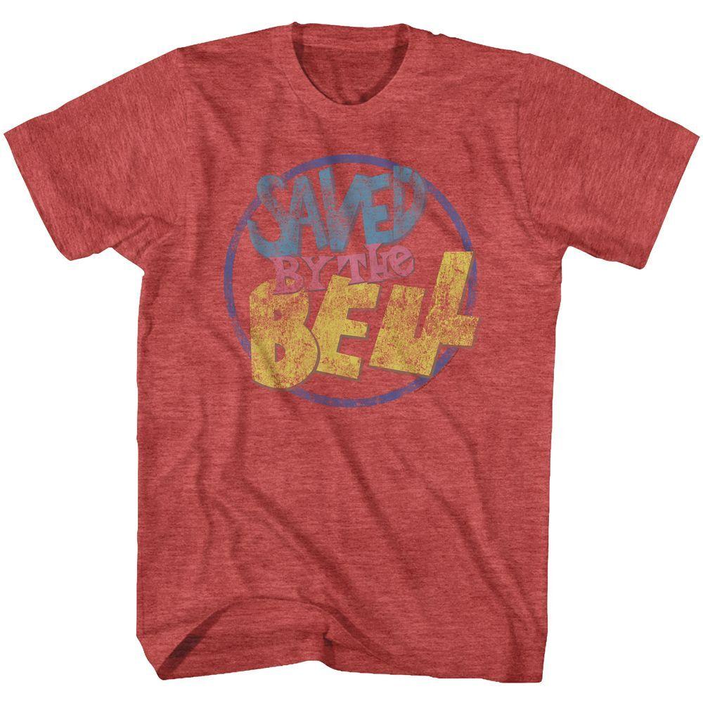 Saved By The Bell Distressed Logo TV Shirt M