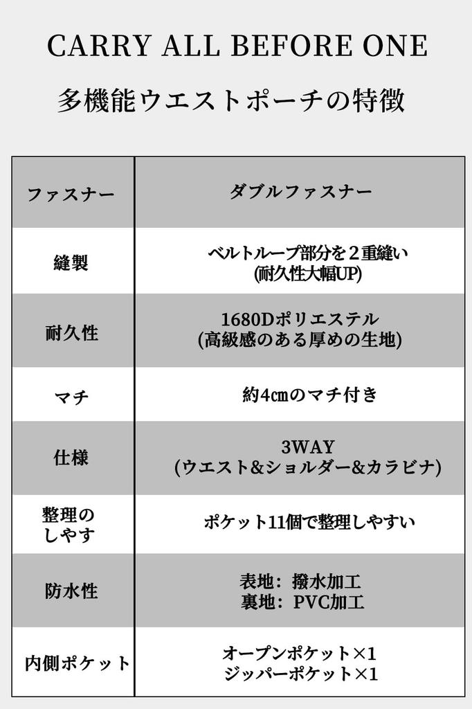 Multifunctional Waist Small Double 11 Shoulder Small Black Pouch/Nurse Pouch, Size, Zipper, Pockets, 3-Way Strap, Stationery, Tools, Items,