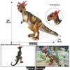 Children's Dinosaur Toy Set: King Kong, Tyrannosaurus Rex, Aurochs, Pachycephalosaurus, Spinosaurus, Therizinosaurus Model.