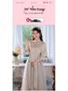 Gray Stand Collar Chinese Bridesmaid Dress 2024 Autumn/Winter - Petite Super Fairy Sisterhood Gown