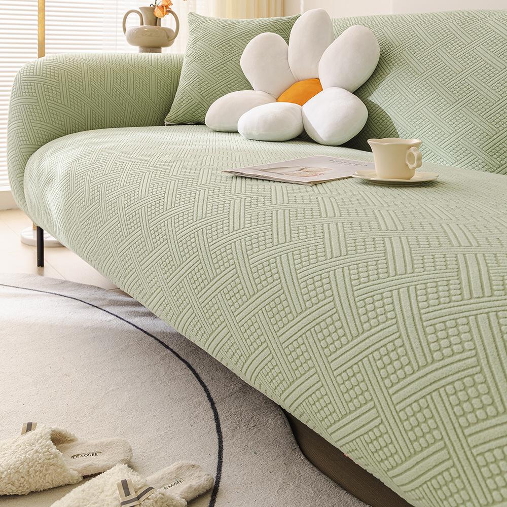 Elastic Sofa Cover All in One All in One Cover  Simple and Suitable for All Seasons Full Cover with Fabric Anti Slip and Dust Proof Sofa Cover