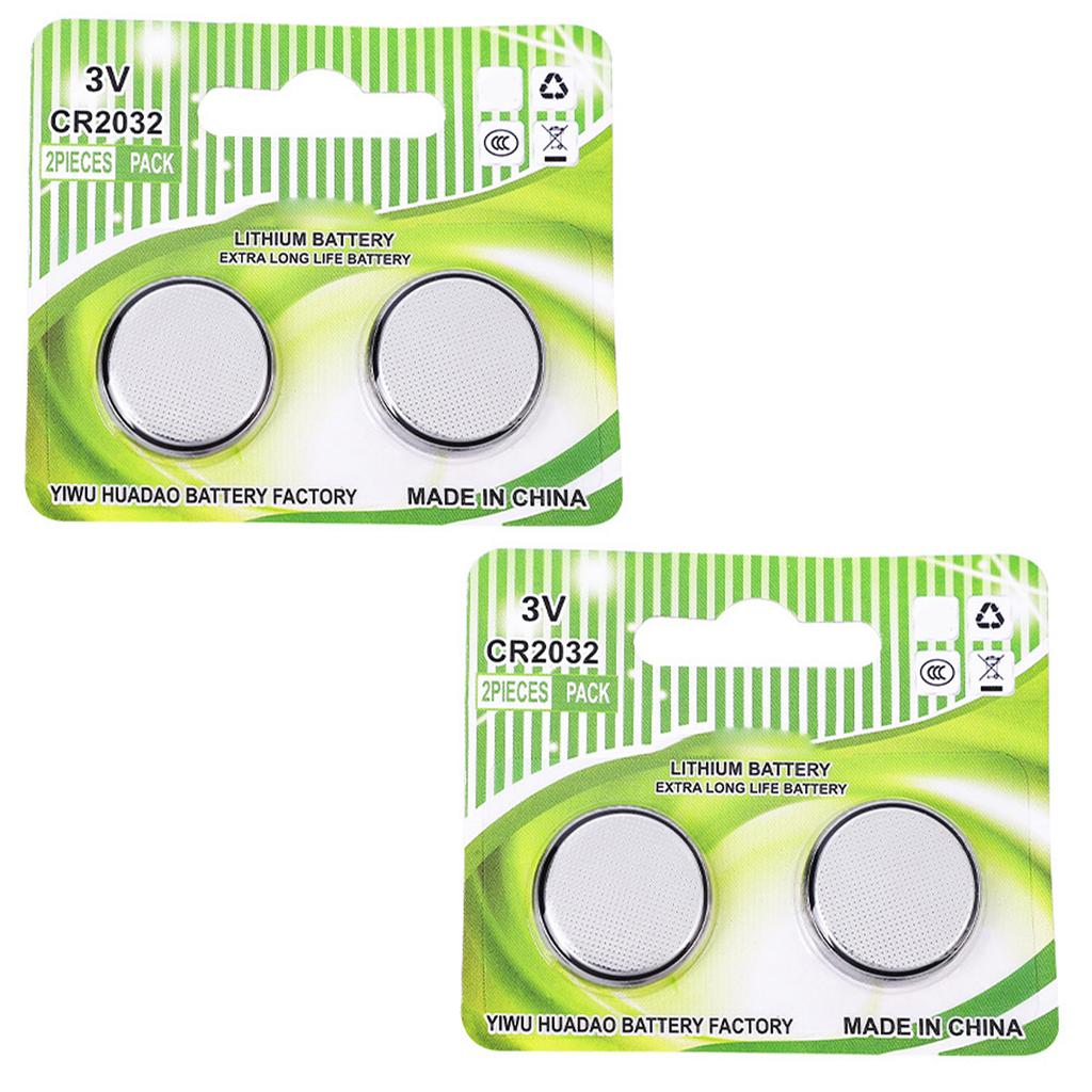 High Capacity 3V CR2032 Coin Batteries 2032 Lithium Battery for Remote Controls and Scales Reliable Energy Source