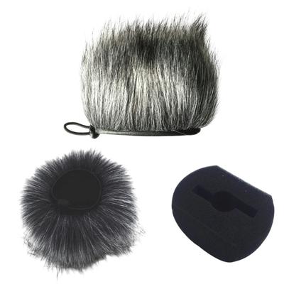 Durability Artificial Furry Wind Muff For H5 H6 XYH5 Microphone Recorder Ideal For Outdoor Interviews And Music Recording